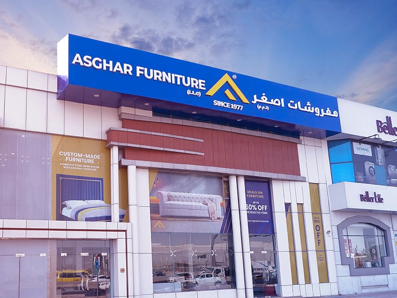 Asghar Furniture storefront