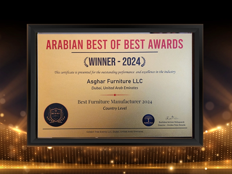 Awards certificate