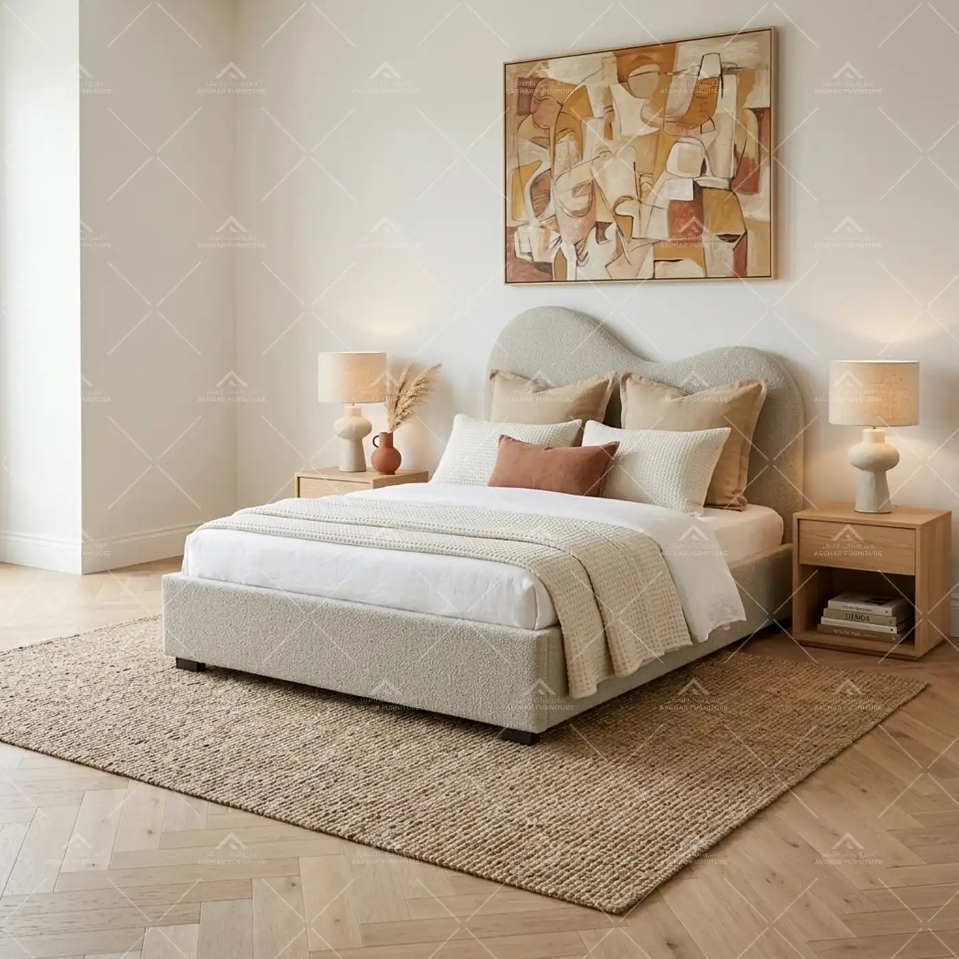 Avelora Curve Bed with Free Mattress